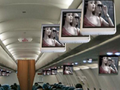飞机电视视频广告