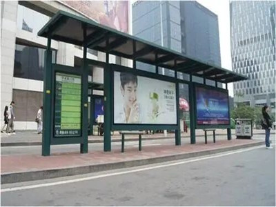 广州公交站广告