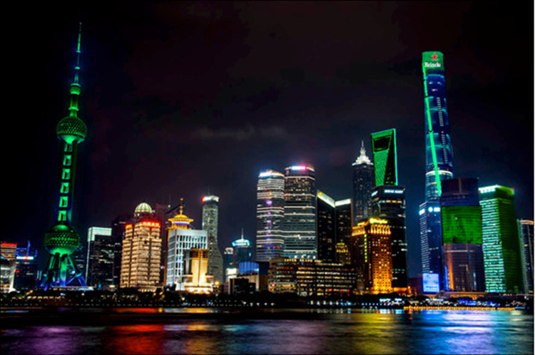 喜力啤酒上海中心大厦LED广告