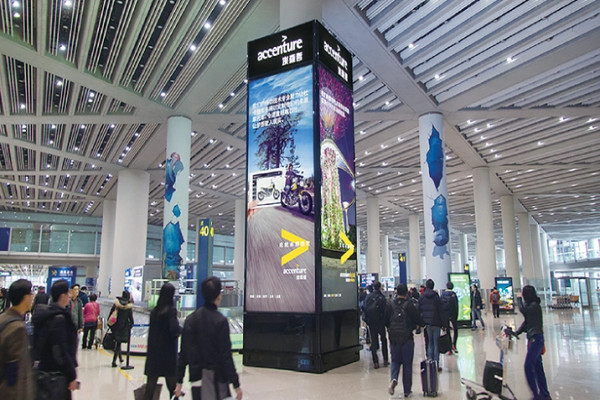 北京首都机场广告案例图